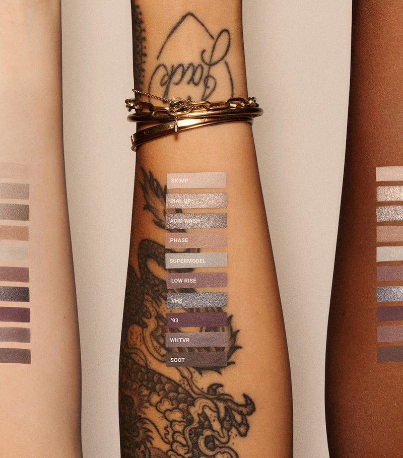 Vieve Ninetease eye palette with cool-toned shades 31g (British brand)