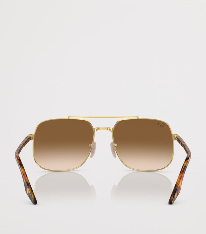 Ray-Ban rounded pilot sunglasses (British brand)