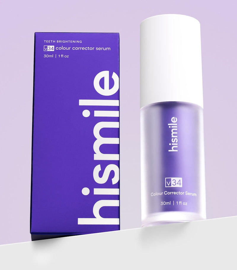 hismile V34 Colour Corrector teeth brightener 30ml, imported from the UK