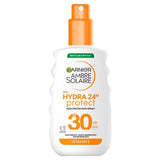 Superdrug Garnier Ambre Solaire Hydra 24 Sun Protection Spray SPF 30 150ml- Buy online at McGrocer