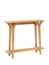 John Lewis John Lewis X-Ray Console Table Oak - H77 x W90 x D25cm- Buy online at McGrocer
