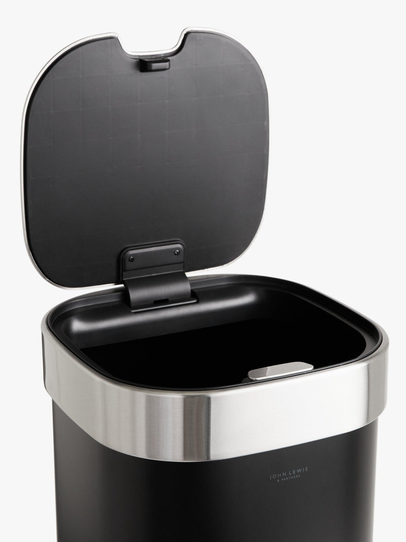 John Lewis Touch Bin 40L Steel Construction, UK version