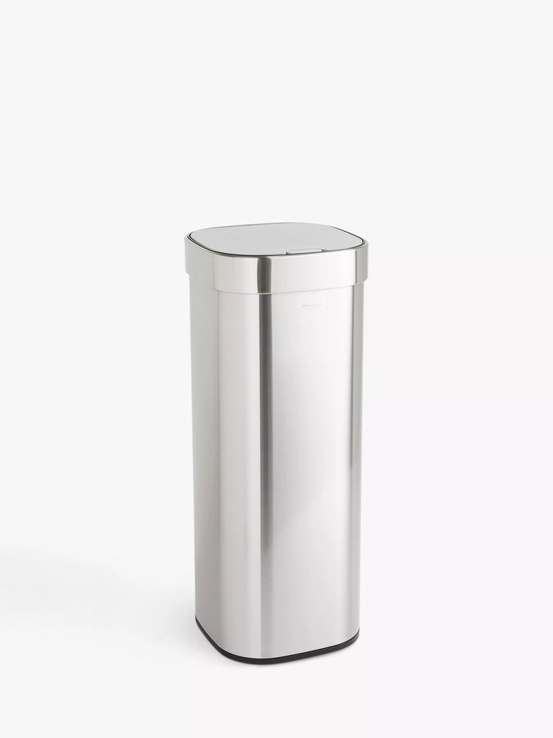 John Lewis Touch Bin, 40L - Stainless Steel