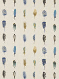 Harlequin Limosa furnishing fabric with exotic feather design (British brand)