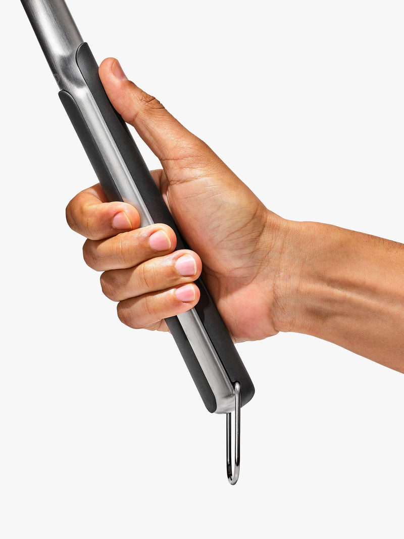 OXO bristle-free BBQ grill brush with replaceable head - British product