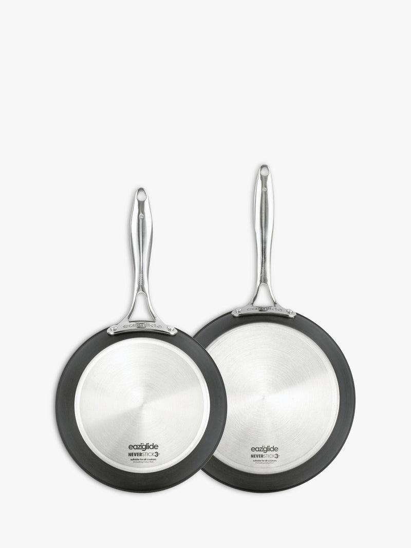 Eaziglide Neverstick3 Professional Aluminium Non-Stick Pan Set 5 Piece - British product