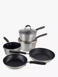 Eaziglide aluminium non-stick pan set 5 piece - British product