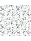 Voyage seaweed furnishing fabric woven cotton pattern (British brand)