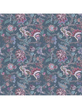 Voyage Adhira floral velvet furnishing fabric 136cm wide, UK version