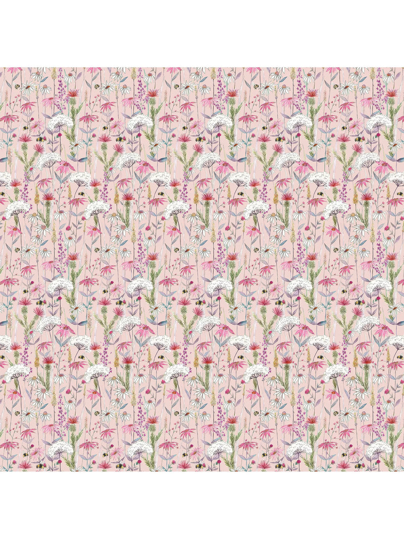 Voyage Hermione furnishing fabric floral bees 138cm (British brand)