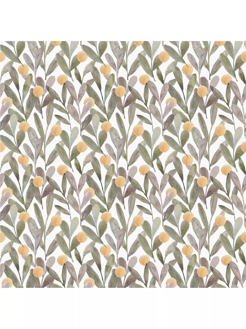 Voyage Enso furnishing fabric floral leaves pattern 138cm (British brand)