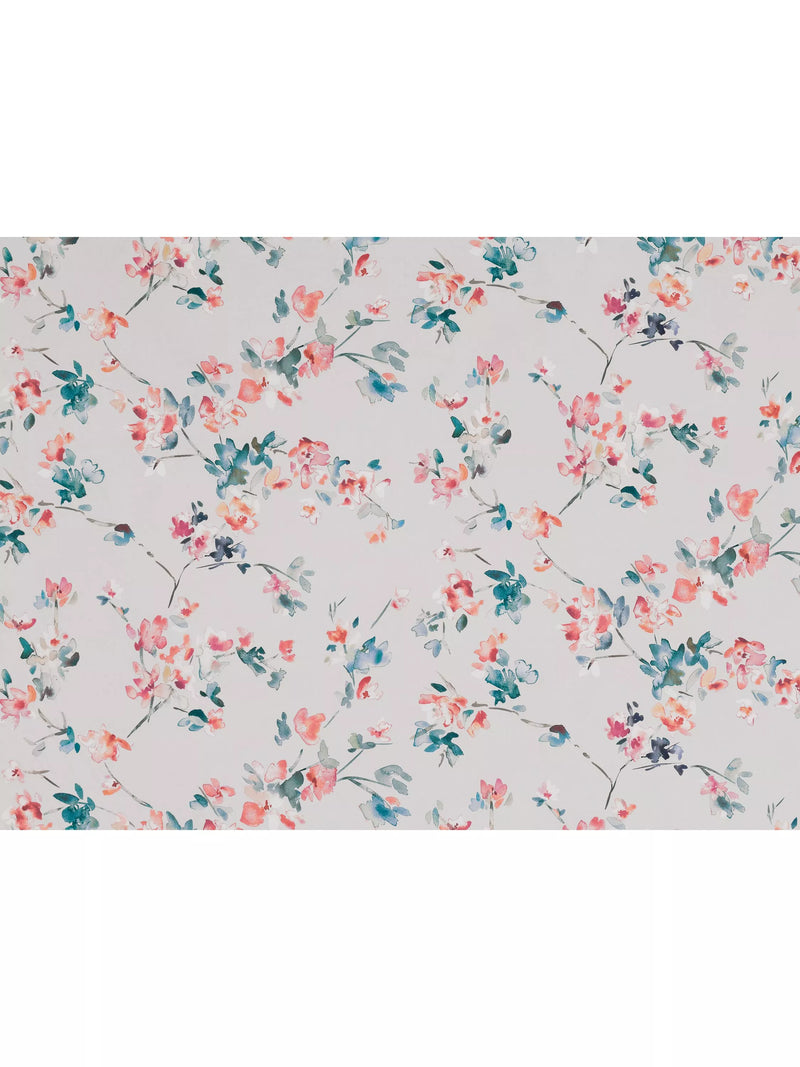 Romo Thalia Floral Cotton-Satin Furnishing Fabric 138cm