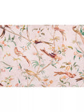 Romo Pluma fabric tropical bird design linen blend, imported from the UK