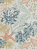 Digitally Printed Wallpaper with Tropical Leaf Design