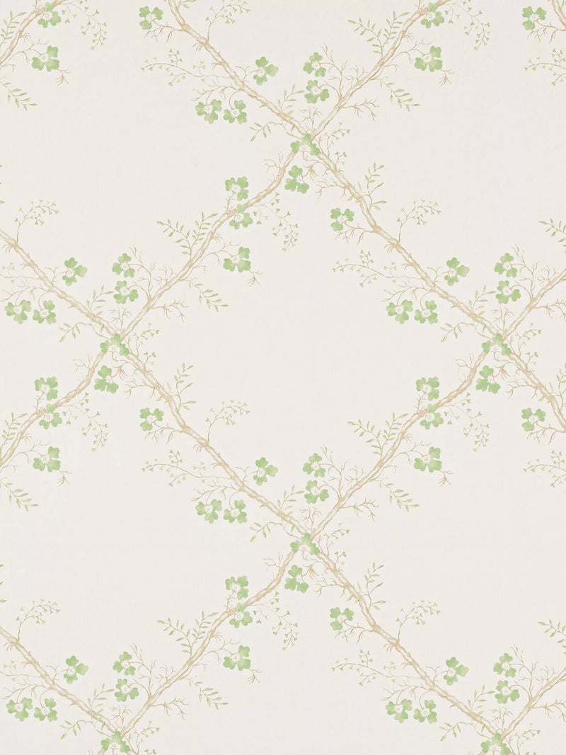 Colefax and Fowler trefoil trellis wallpaper 10m x 68.5cm (British brand)