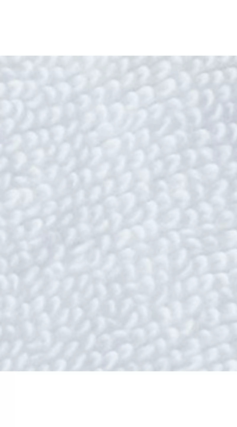 Bedfolk Plush Cotton Towels - Snow Face Cloth