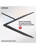 Samsung Galaxy Book3 Pro 360 laptop 16 inch graphite, UK version
