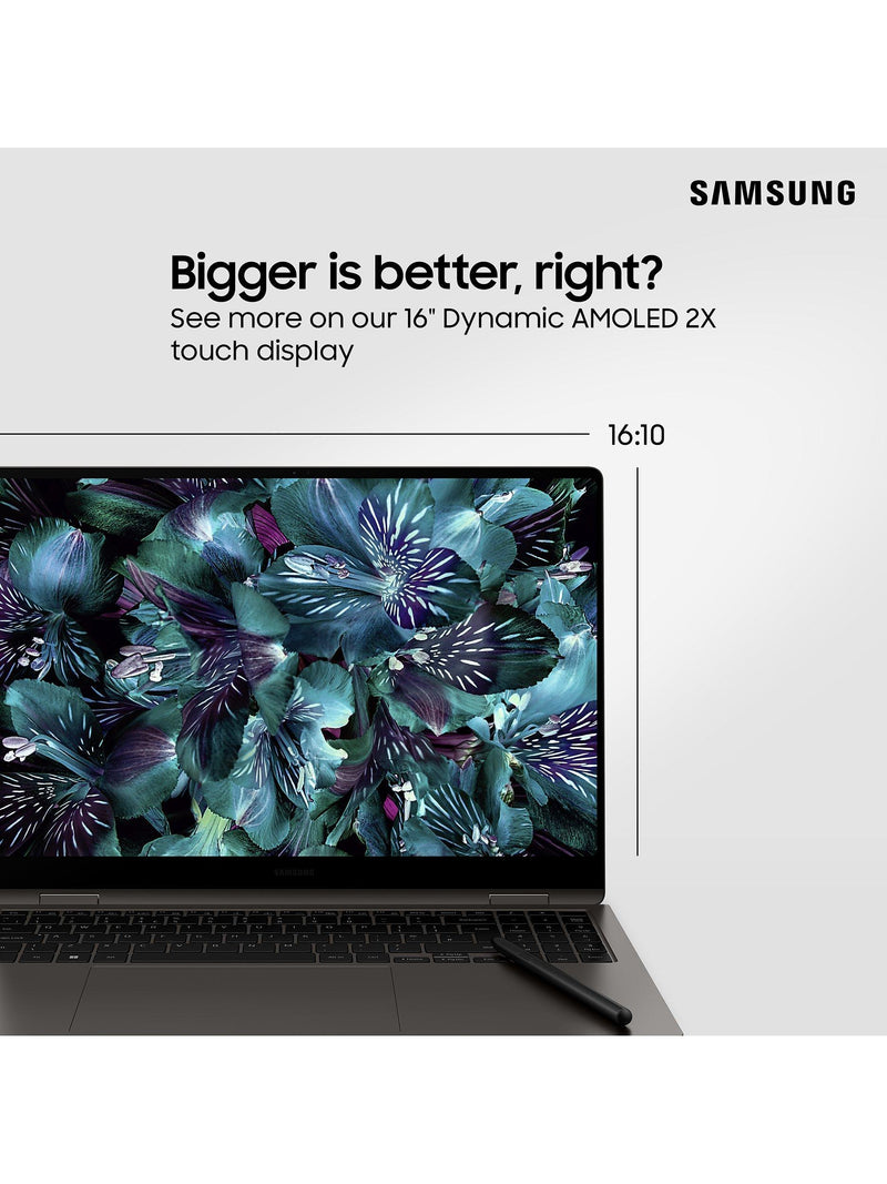 Samsung Galaxy Book3 Pro 360 laptop 16 inch graphite, UK version
