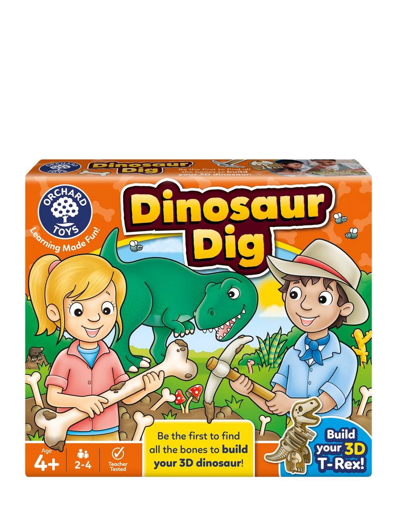Orchard Toys Dinosaur Dig board game for ages 4+ - British product
