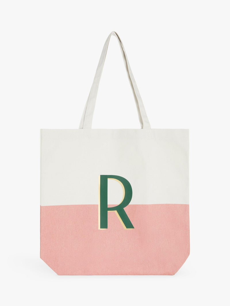 John Lewis Alphabet Cotton Tote Bag 70cm, UK version