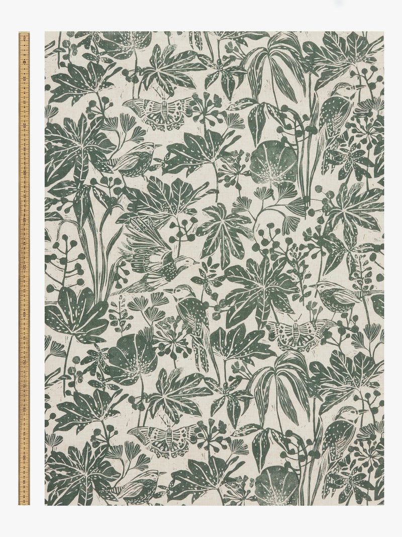 John Lewis Japonica furnishing fabric animal print (British brand)