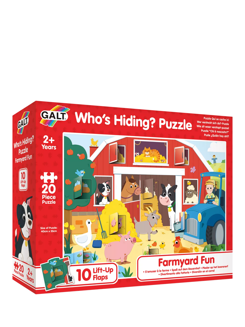 Galt Who's Hiding 20-piece puzzle, imported from the UK