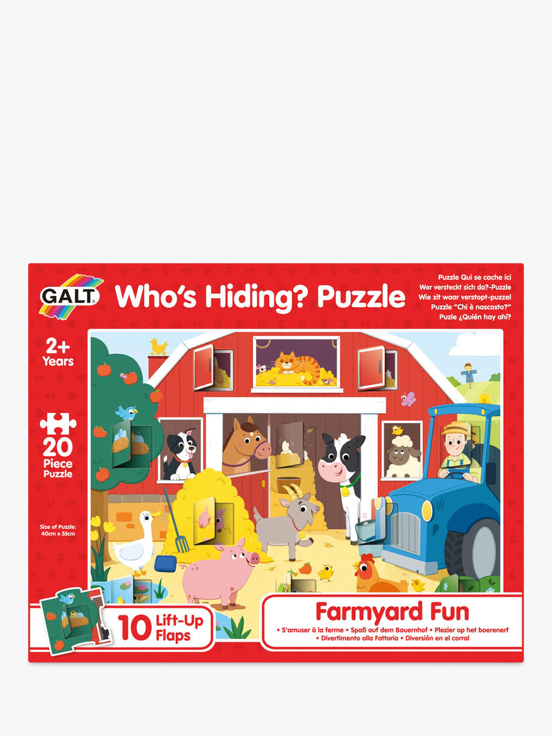 Galt Who's Hiding 20-piece puzzle, imported from the UK