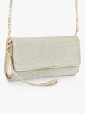 Carvela Gala gold weave clutch bag - British product