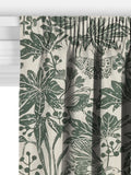 John Lewis Japonica Myrtle Green made to measure curtains, imported from the UK