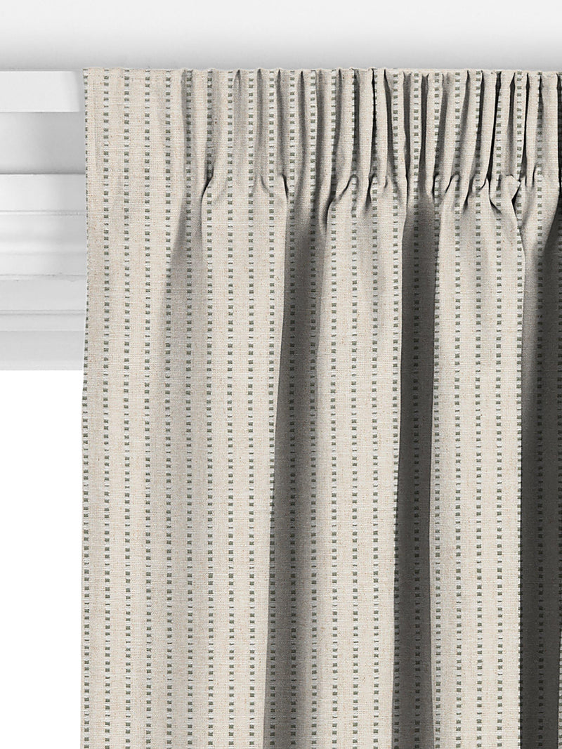 John Lewis Fleck Stripe Myrtle Green curtains - British product
