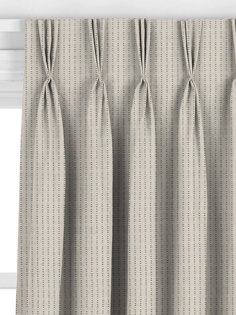 John Lewis Fleck Stripe Myrtle Green curtains - British product