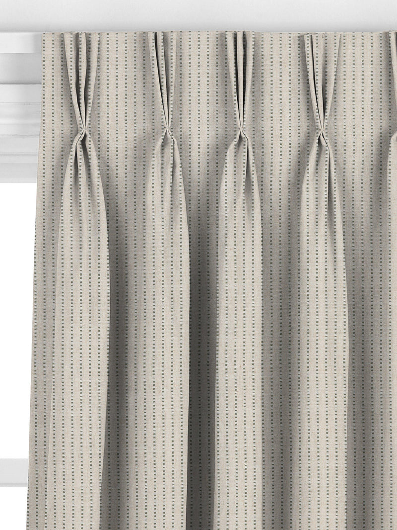 John Lewis Fleck Stripe Myrtle Green curtains - British product
