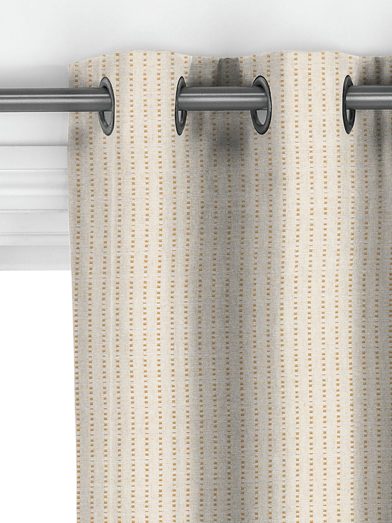 John Lewis Fleck Stripe curtain honey, imported from the UK