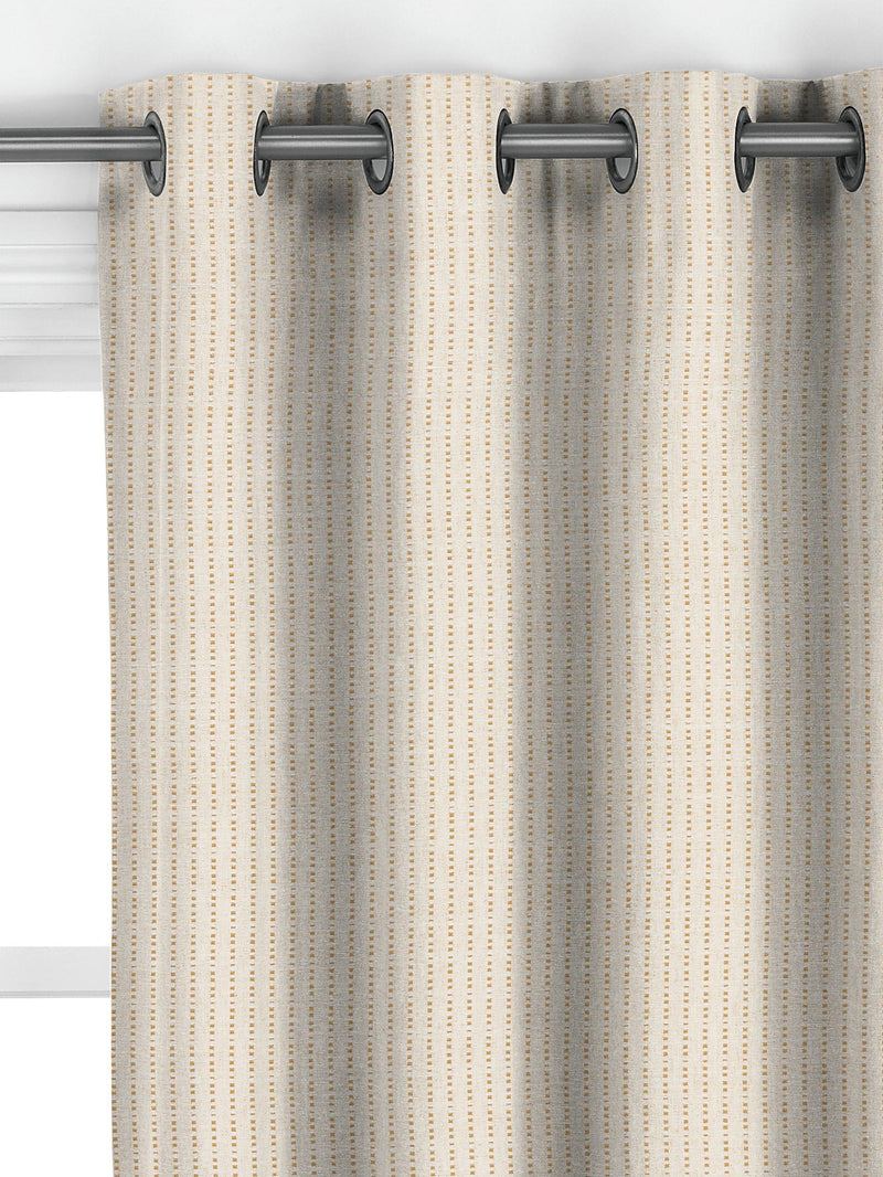 John Lewis Fleck Stripe curtain honey, imported from the UK