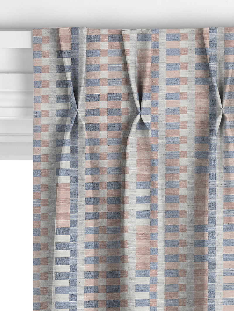 John Lewis Fion French blue made to measure curtains - British product