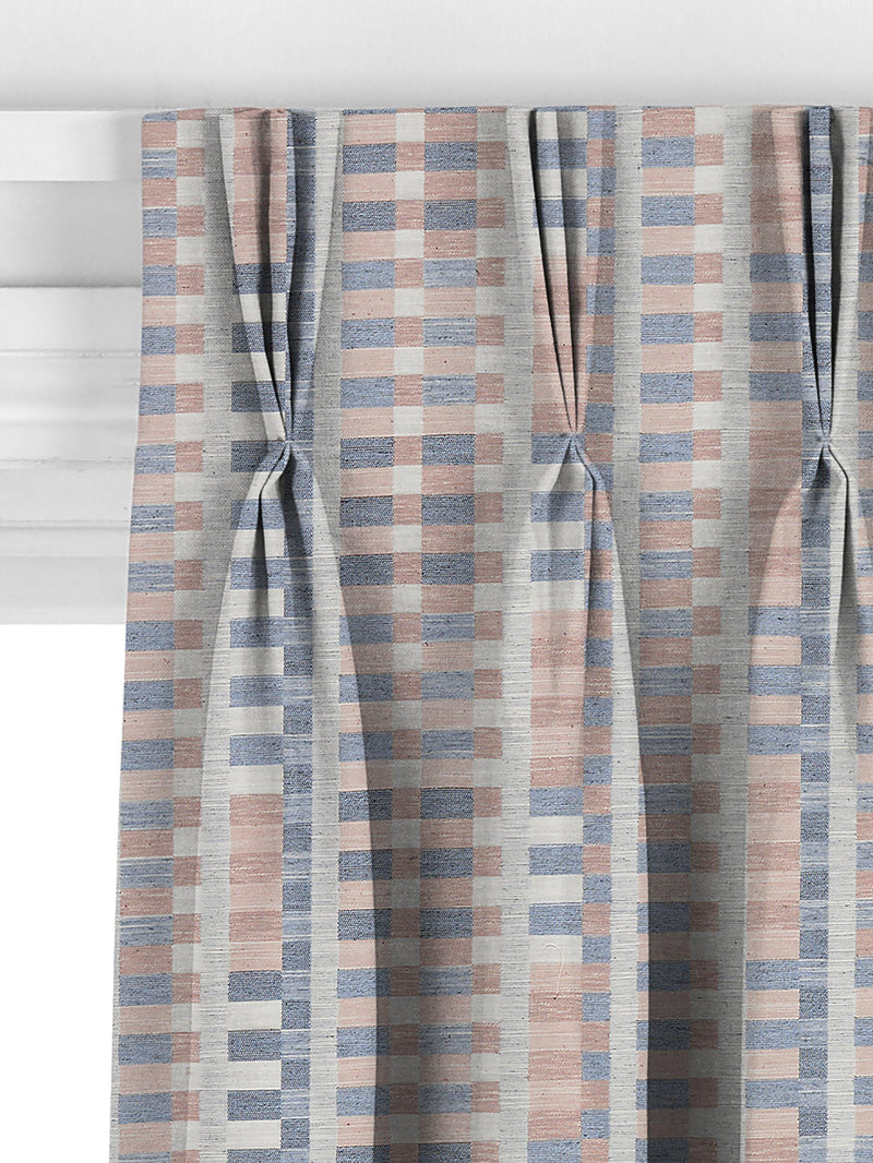 John Lewis Fion French blue made to measure curtains - British product