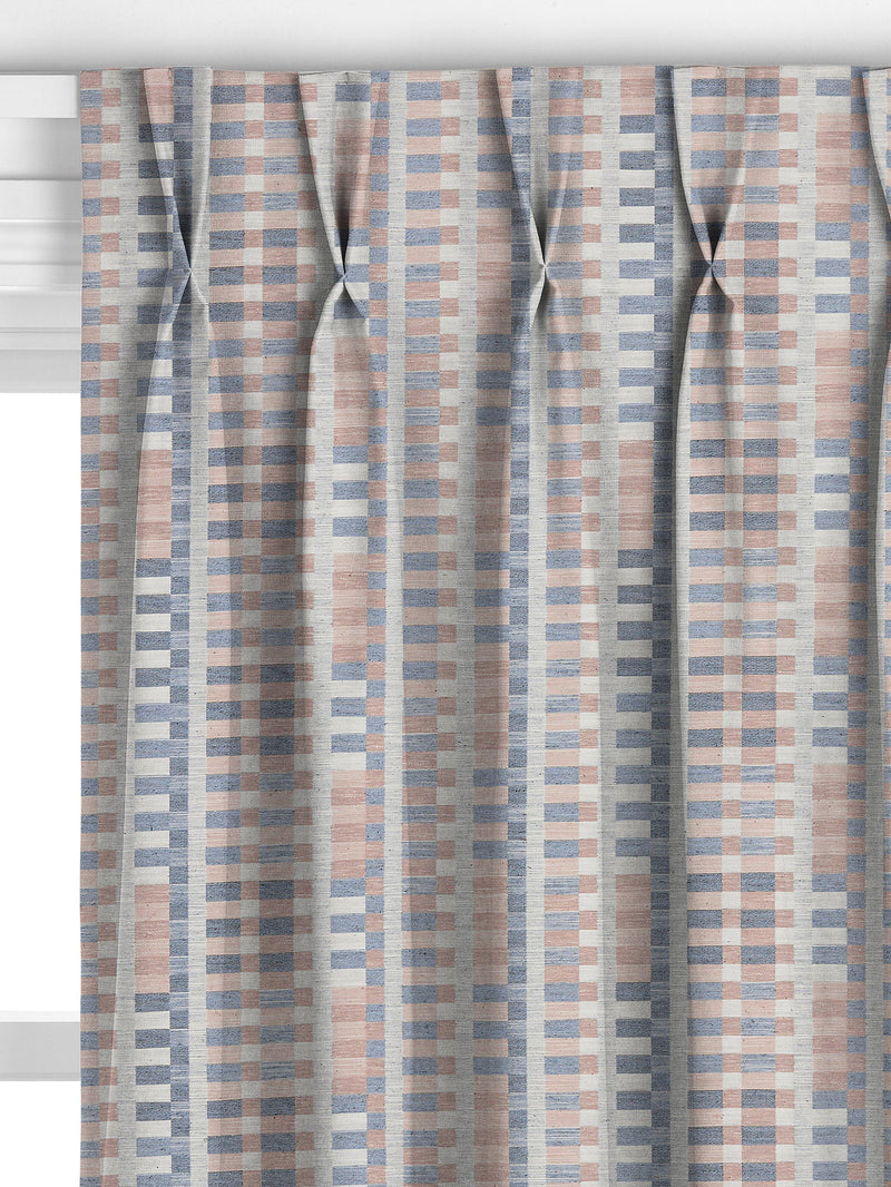 John Lewis Fion French blue made to measure curtains - British product