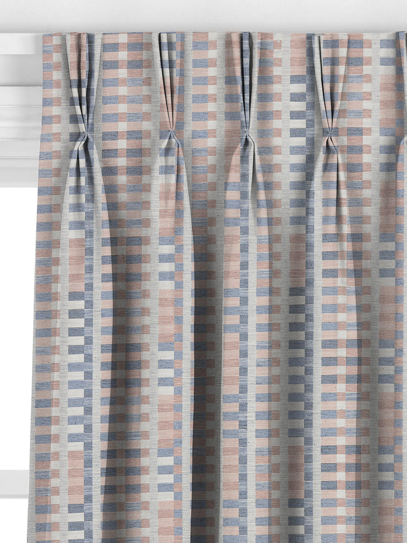 John Lewis Fion French blue made to measure curtains - British product