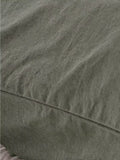 Bedfolk Toddler Pillowcase, 40 x 60cm - Moss