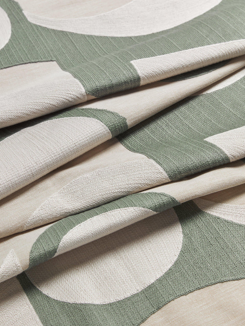 John Lewis Claro embroidery furnishing fabric Myrtle, UK version