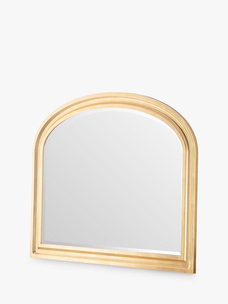 Yearn overmantel mirror bevelled edge wood frame 83x105cm (British brand)
