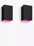 Philips Hue Resonate outdoor wall light black pack of 2, imported from the UK