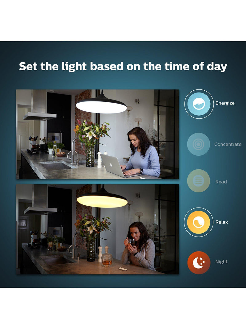 Philips Hue portable smart light with dimmer switch, H12.5x15cm, imported from the UK