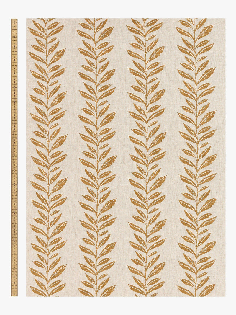 John Lewis Norah furnishing fabric leaves pattern - British product
