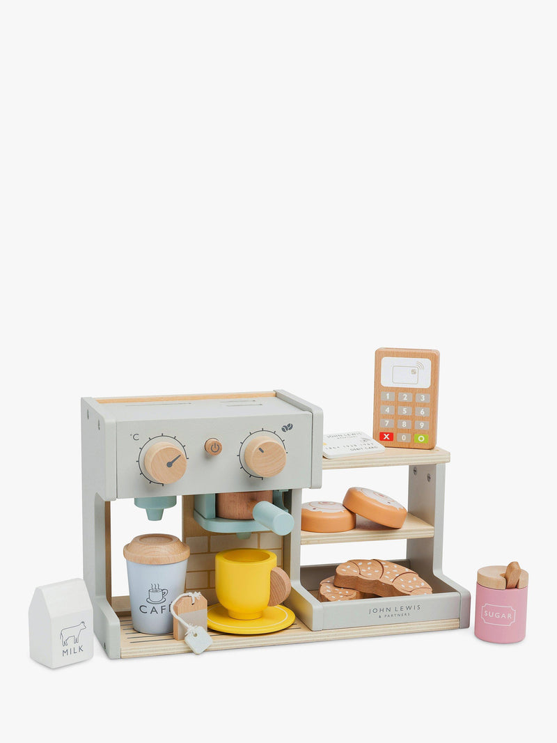 John Lewis wooden coffee shop toy (British brand)