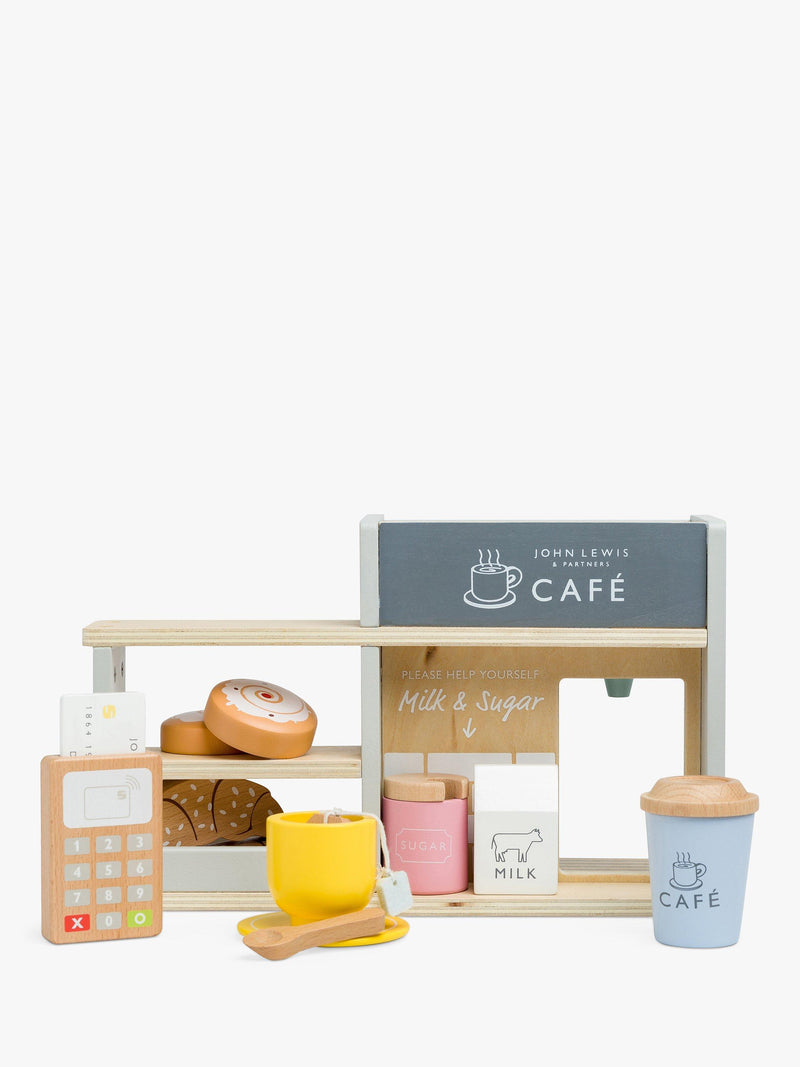 John Lewis wooden coffee shop toy (British brand)