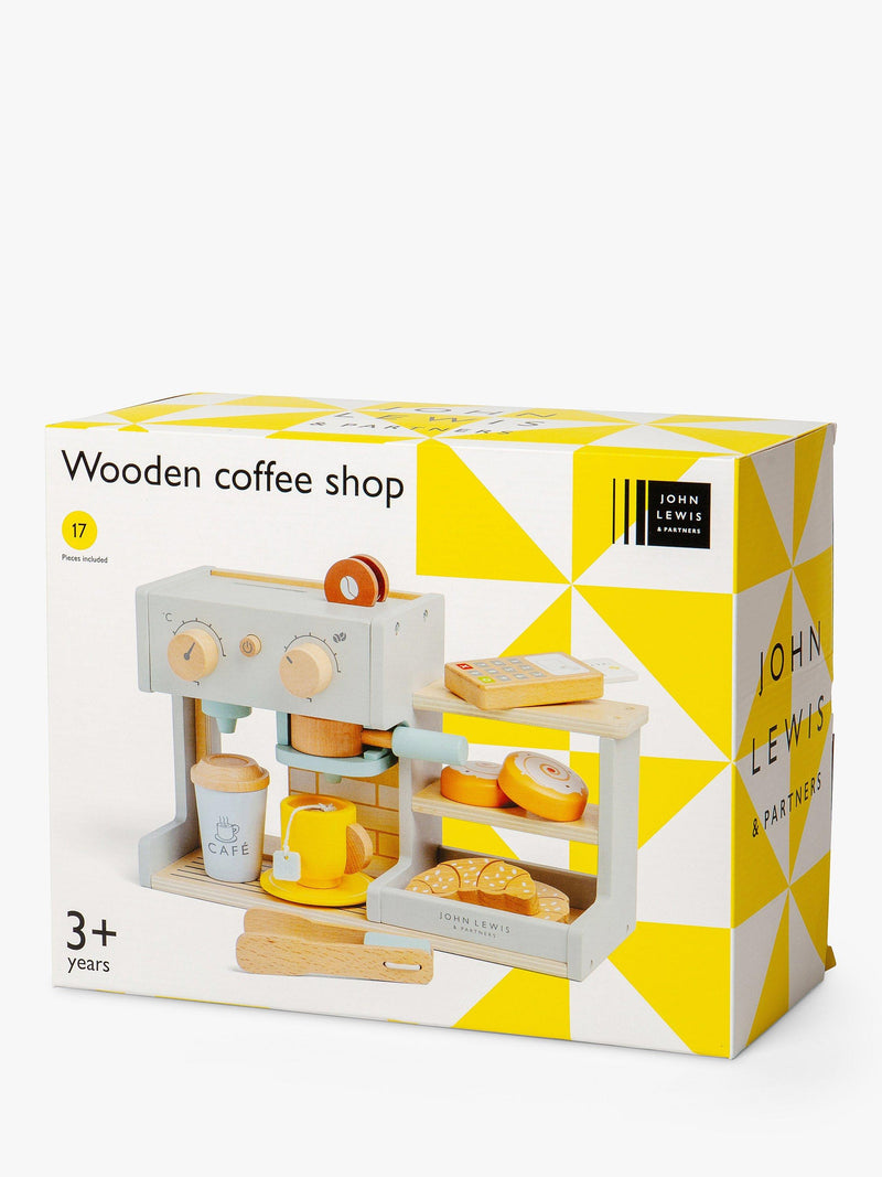 John Lewis wooden coffee shop toy (British brand)