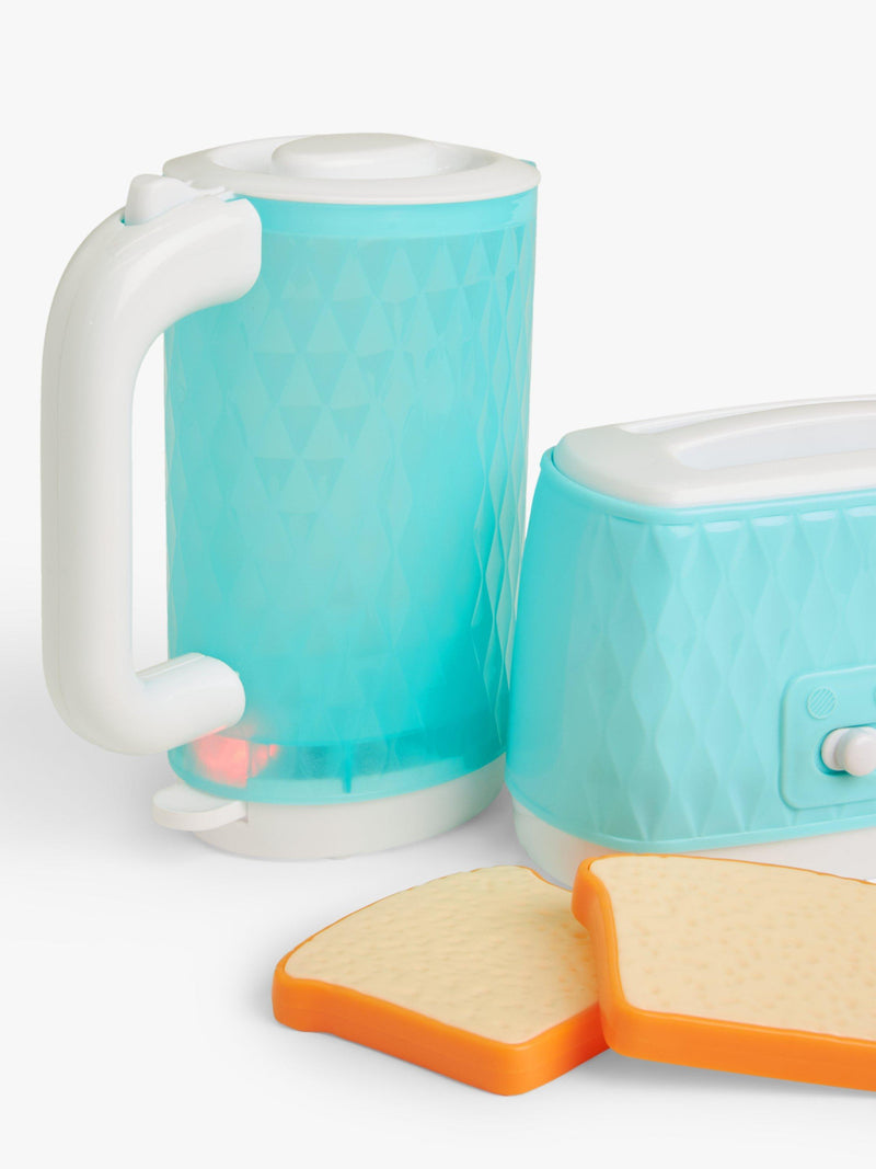 John Lewis toaster kettle play set, children's toy - British product