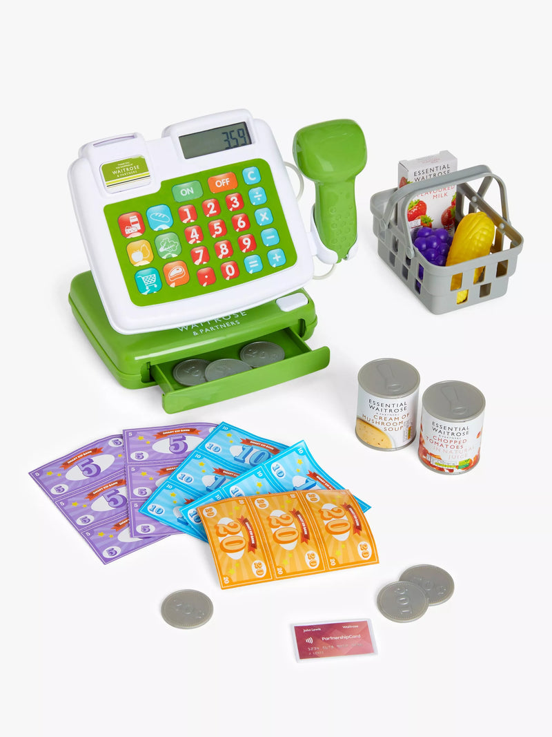 John Lewis cash register role-play toy - British product