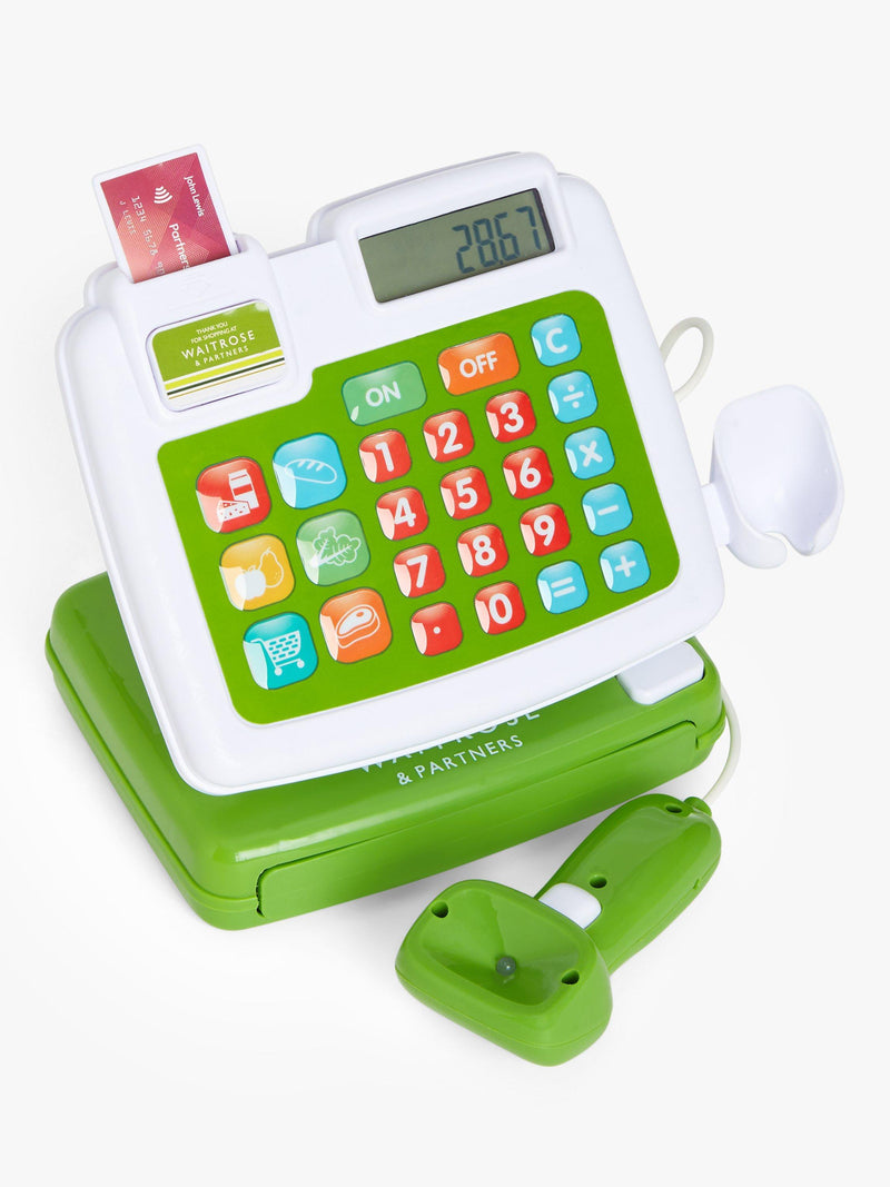 John Lewis cash register role-play toy - British product